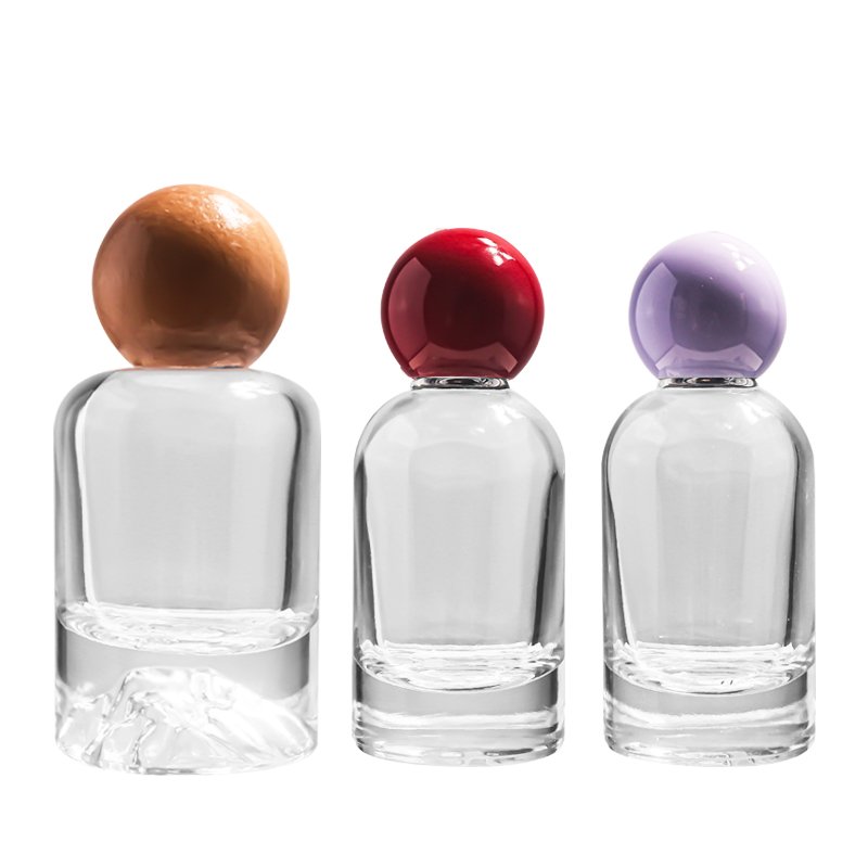 New Creative Luxury Refillable Empty Cylinder 30ml 50ml 100ml Fragrance Cosmetics Packaging Spray Glass Perfume Bottle