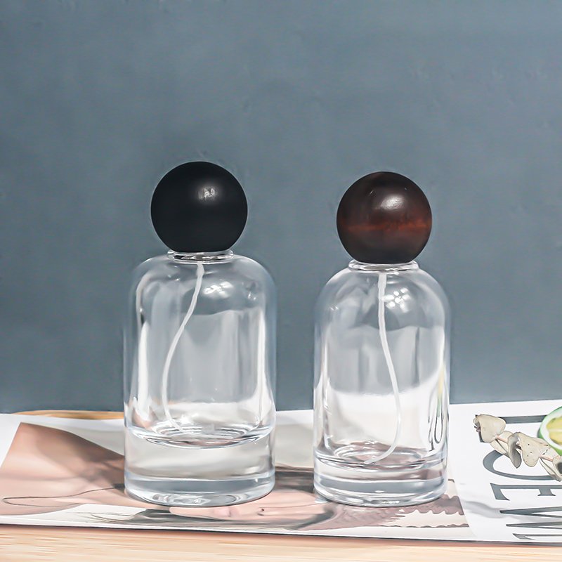 New Creative Luxury Refillable Empty Cylinder 30ml 50ml 100ml Fragrance Cosmetics Packaging Spray Glass Perfume Bottle