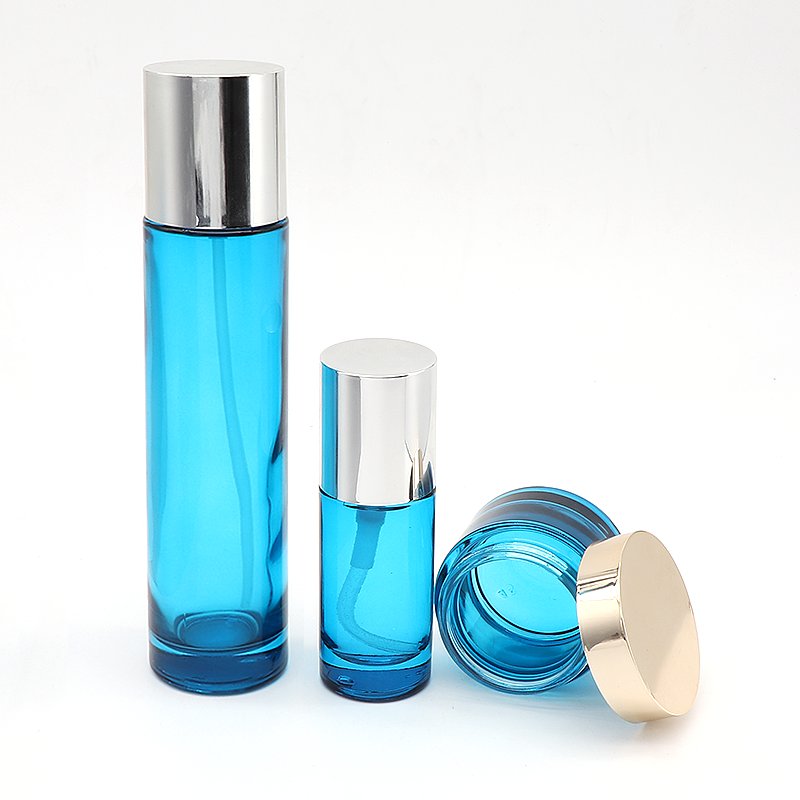 Golden Supplier Trade Fancy 30g 50g 15ml 30 Ml 120ml Matte White Silver Cap Essential Oil Glass Bottle 30ml