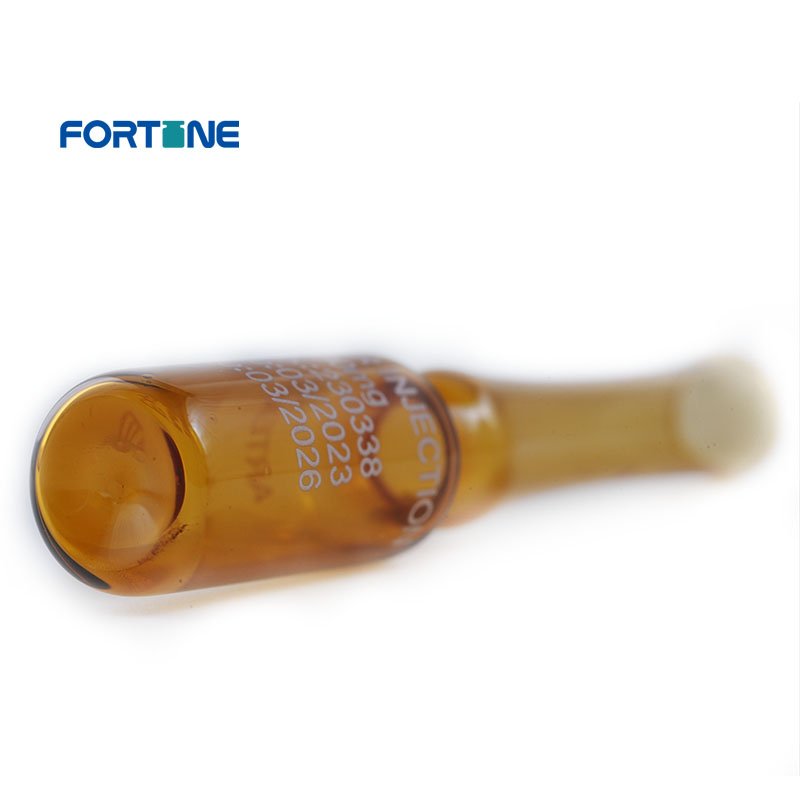 High Quality Pharmaceutical Glass Ampoule Printing Word With Customized Logo