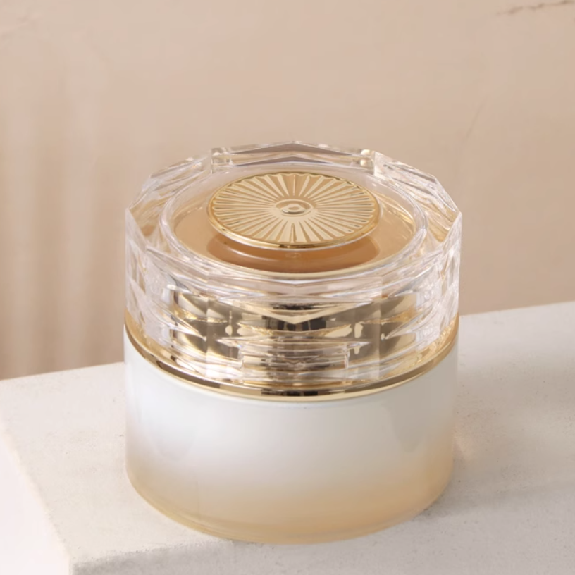 30ml 50ml 100ml 120ml 30g 50g luxury glass empty cosmetic packaging full range clear glass bottles jars set for cosmetics
