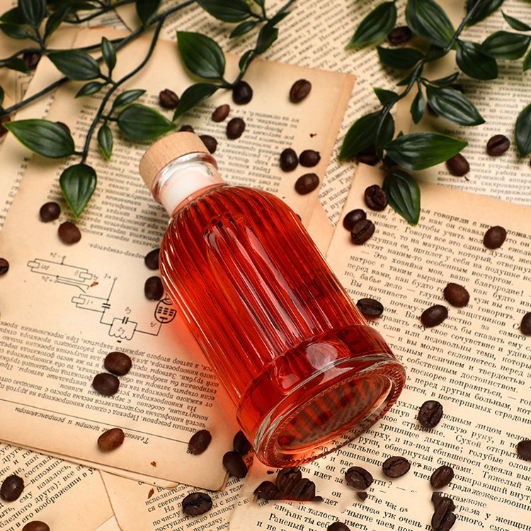 Wholesale Retro Roman Small Wine Bottle 50ml Glass Bottle Sub-bottling 200ml Transparent Sealed Bottle