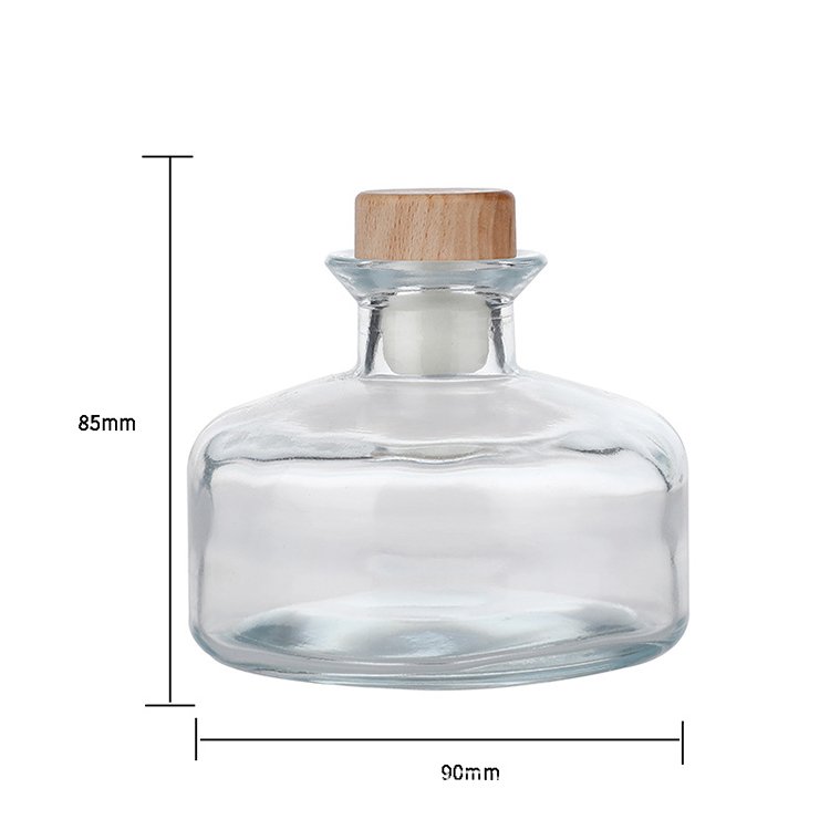 Wholesale Retro Roman Small Wine Bottle 50ml Glass Bottle Sub-bottling 200ml Transparent Sealed Bottle