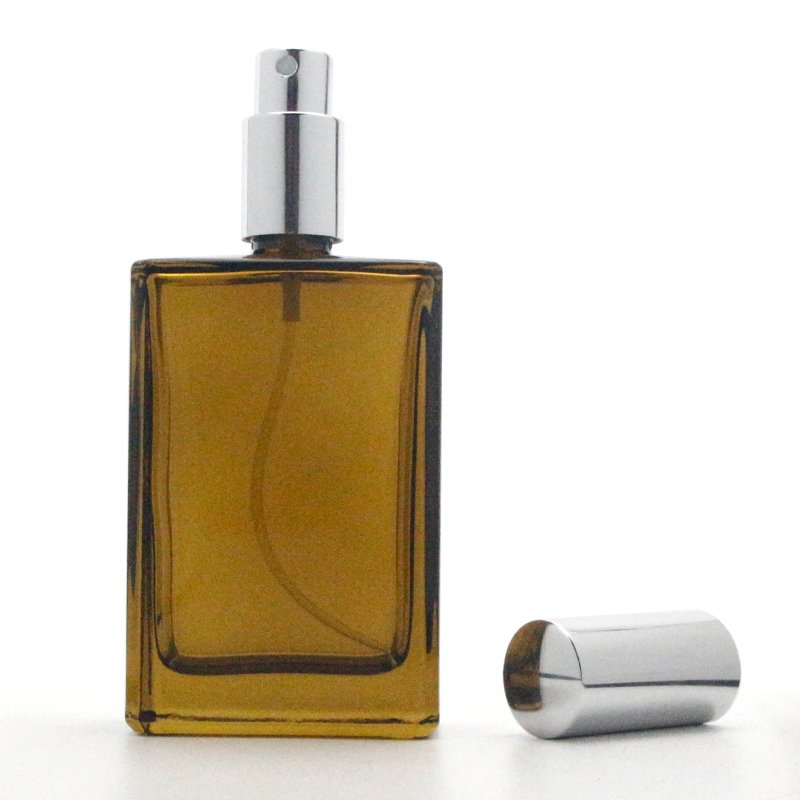 30ml 50ml 100ml custom modern cube emty 30 ml 50 ml 100 ml parfum glass spray bottle perfume bottles with aluminum cap