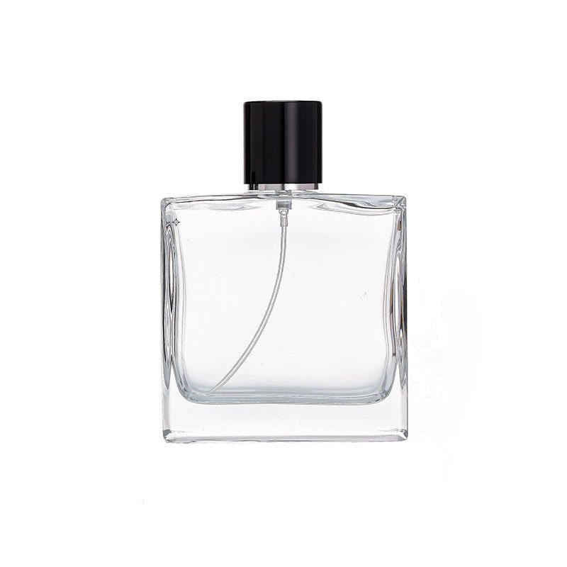 Refillable Fine Mist Spray Perfume Bottles 50ml 100ml Empty Portable Clear Glass Perfume Bottle