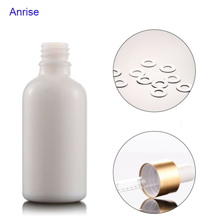 10ml 15ml 20ml 30ml 50ml 100ml Antique White Ceramic Glass Bottles White Pearl Cosmetic Glass Essential Oil Dropper Bottle