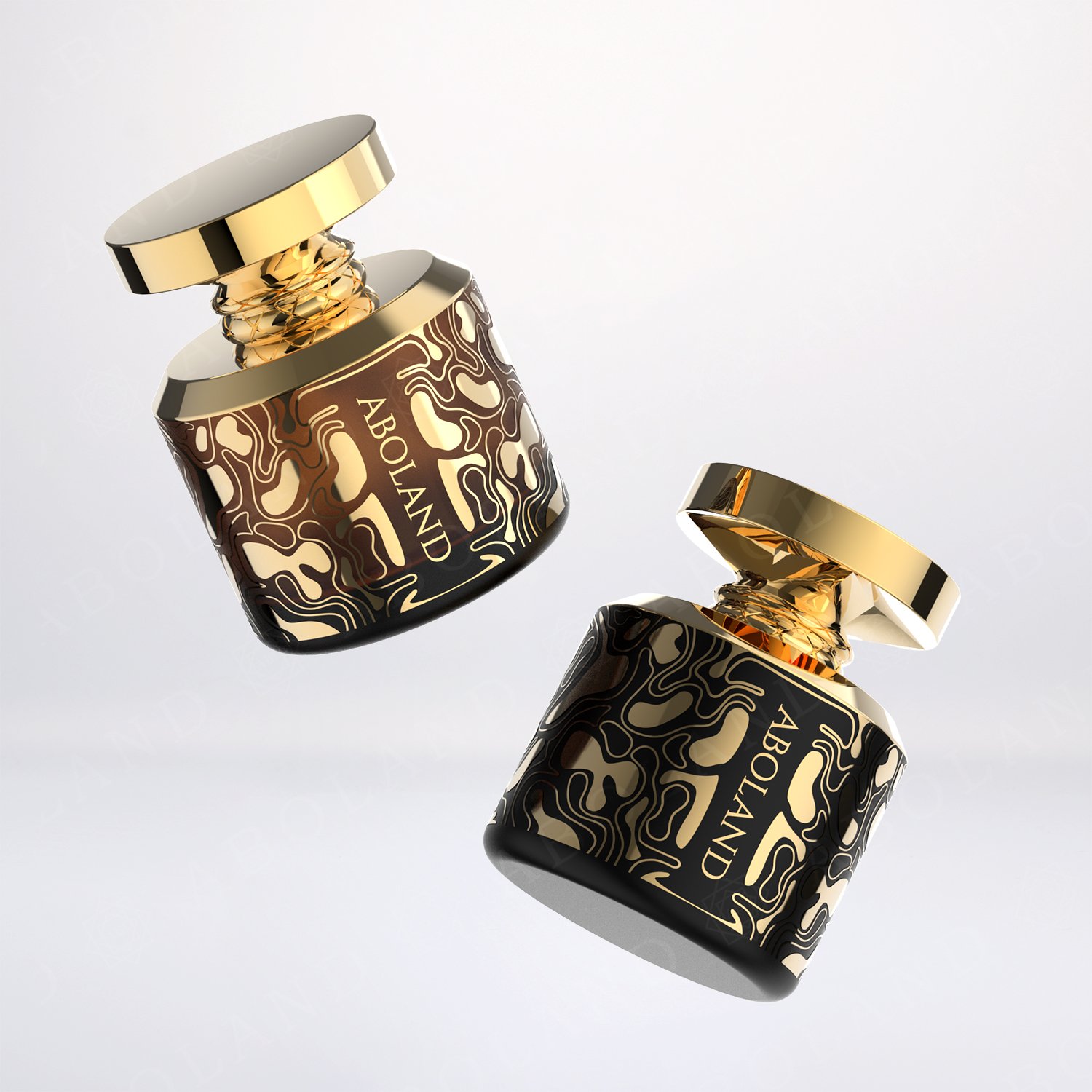 Luxury Custom Perfume Bottles With Boxes OEM&ODM High Quality Elegant Glass Bottles