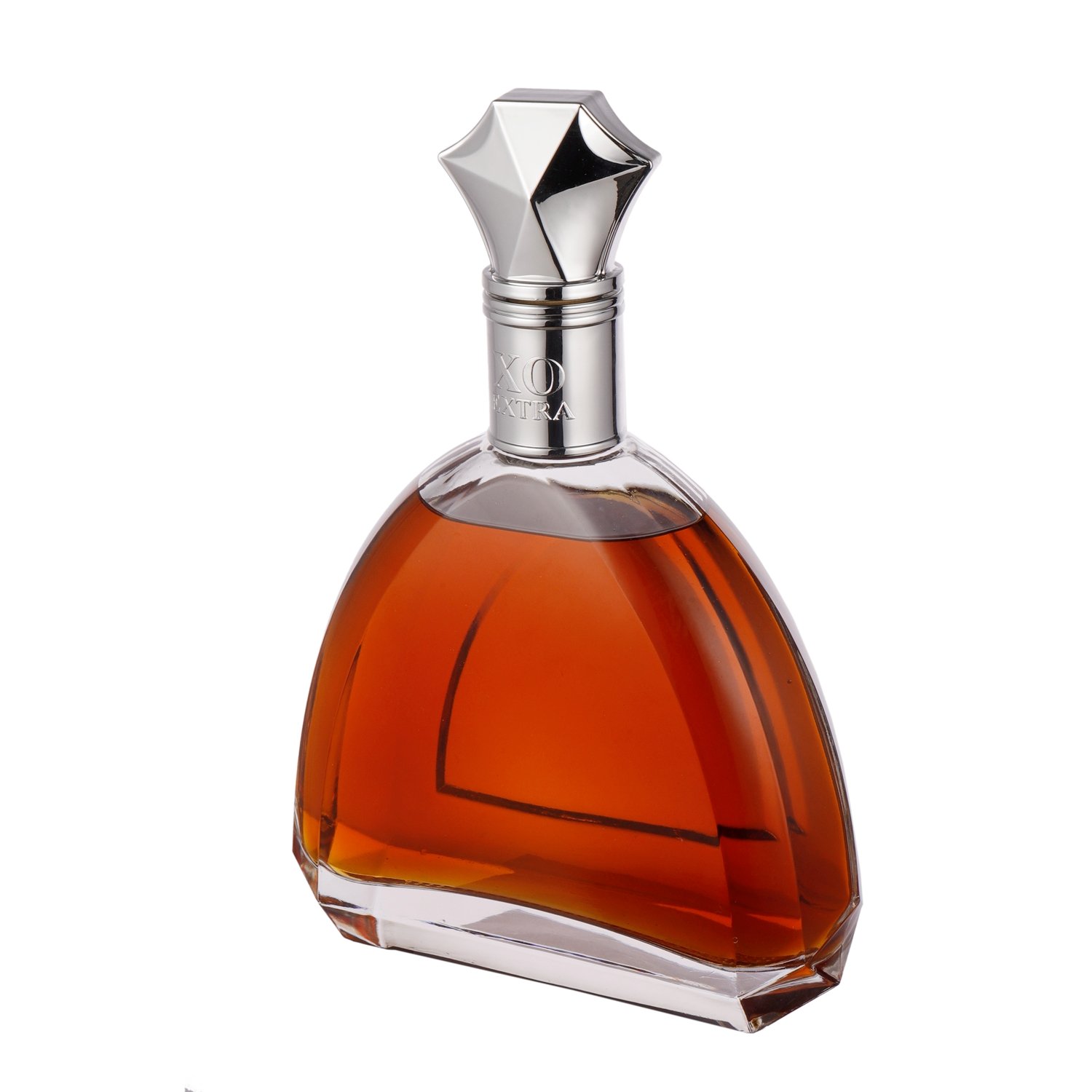 manufacture empty bottle design 700ml 750ml brandy liquor glass bottle