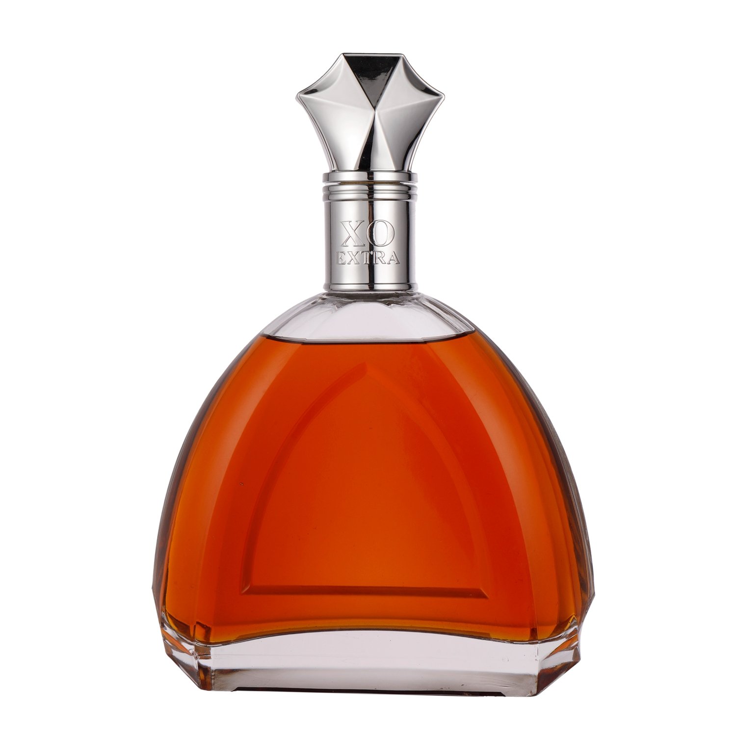 manufacture empty bottle design 700ml 750ml brandy liquor glass bottle