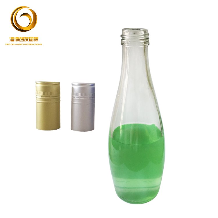 Custom Wholesale Mineral Water Glass Bottle Beverage Transparent Glass Bottle