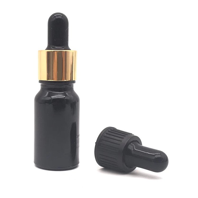 essential oil ball glass bottle with golden cover 15ml empty clear essential oil glass bottle diffuser essential oil bottle