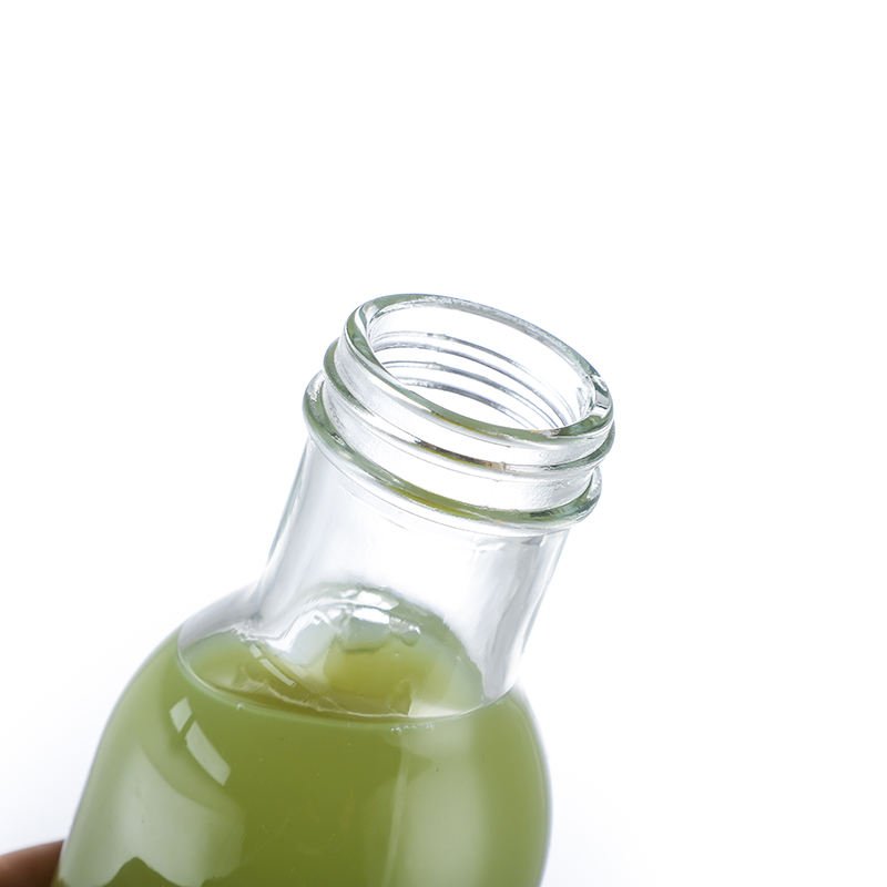 500ml(17oz) 1000ml(34oz) Beverage Juice Milk Clear Glass Bottle Long Ring Neck Glass Bottles