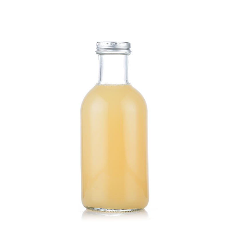 500ml(17oz) 1000ml(34oz) Beverage Juice Milk Clear Glass Bottle Long Ring Neck Glass Bottles