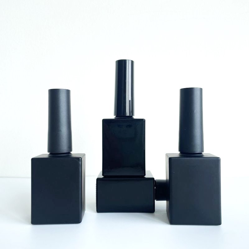 Nail Polish Bottle 10ml 12ml 15 Ml 20ml 30ml With Metal Logo Packaging Uv Gel Polish Glass Bottle For Gel Nail