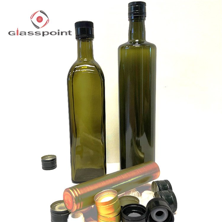 Deliver fast high quality 500ml olive oil glass bottle in stock