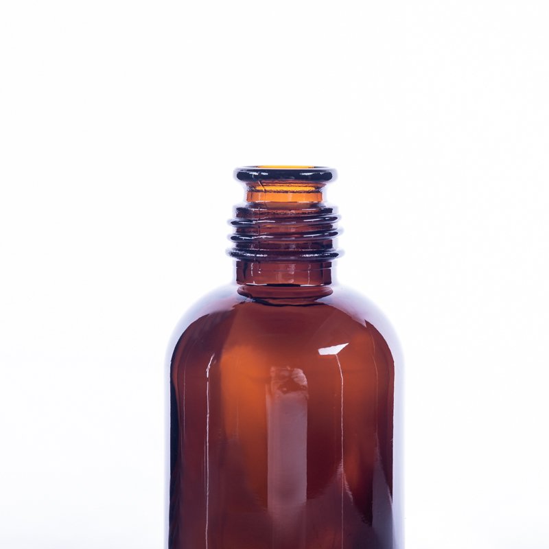 15ml 30ml 60ml amber diffuser essential oil fragrance glass bottle with wide bell horn mouth with Bakelite cap for medicine