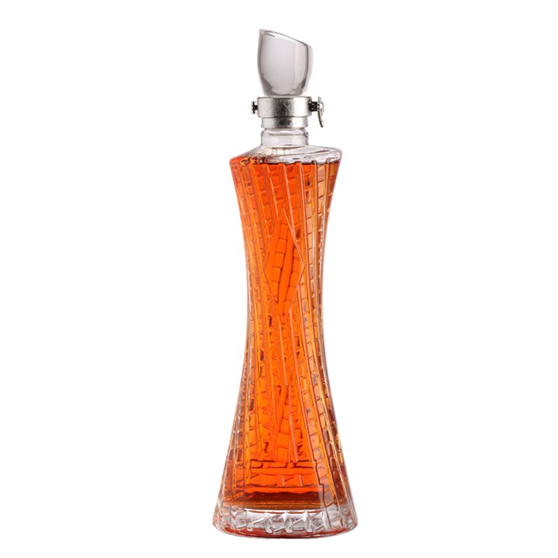 Fashion unique craft glass bottle