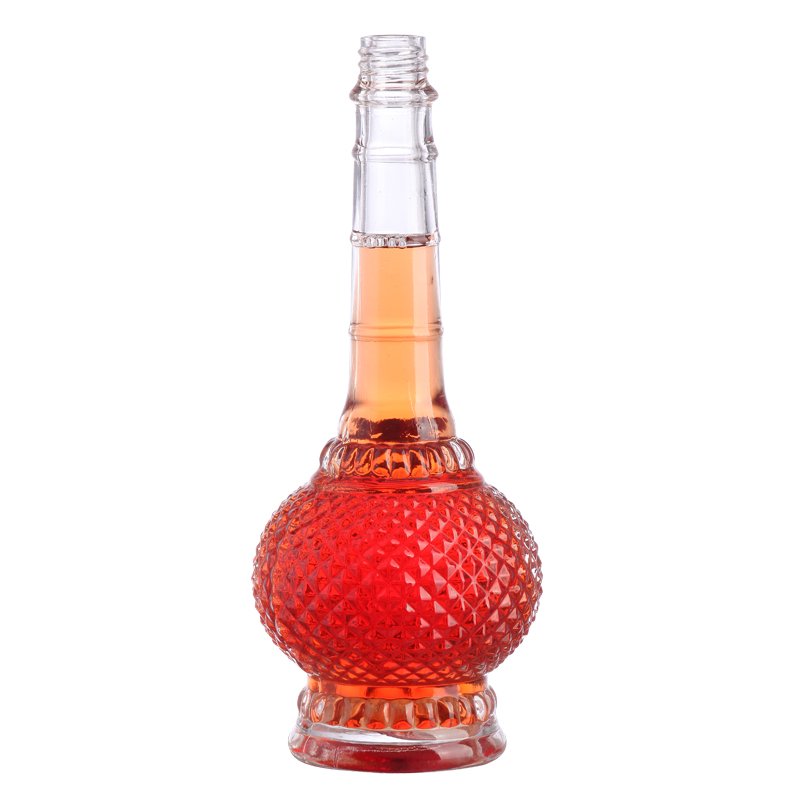 Fashion unique craft glass bottle