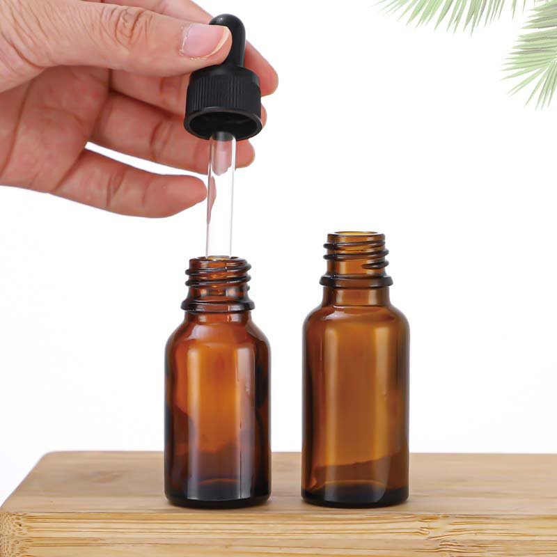 10ml Thick Bottom Brown Essential Oil Bottle 30ml Glass Dropper Bottle Brown Glass Bottle