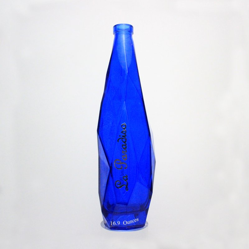 Empty clear glass wine bottle for liquor glass bottle for champagne sparkling wine cork sale