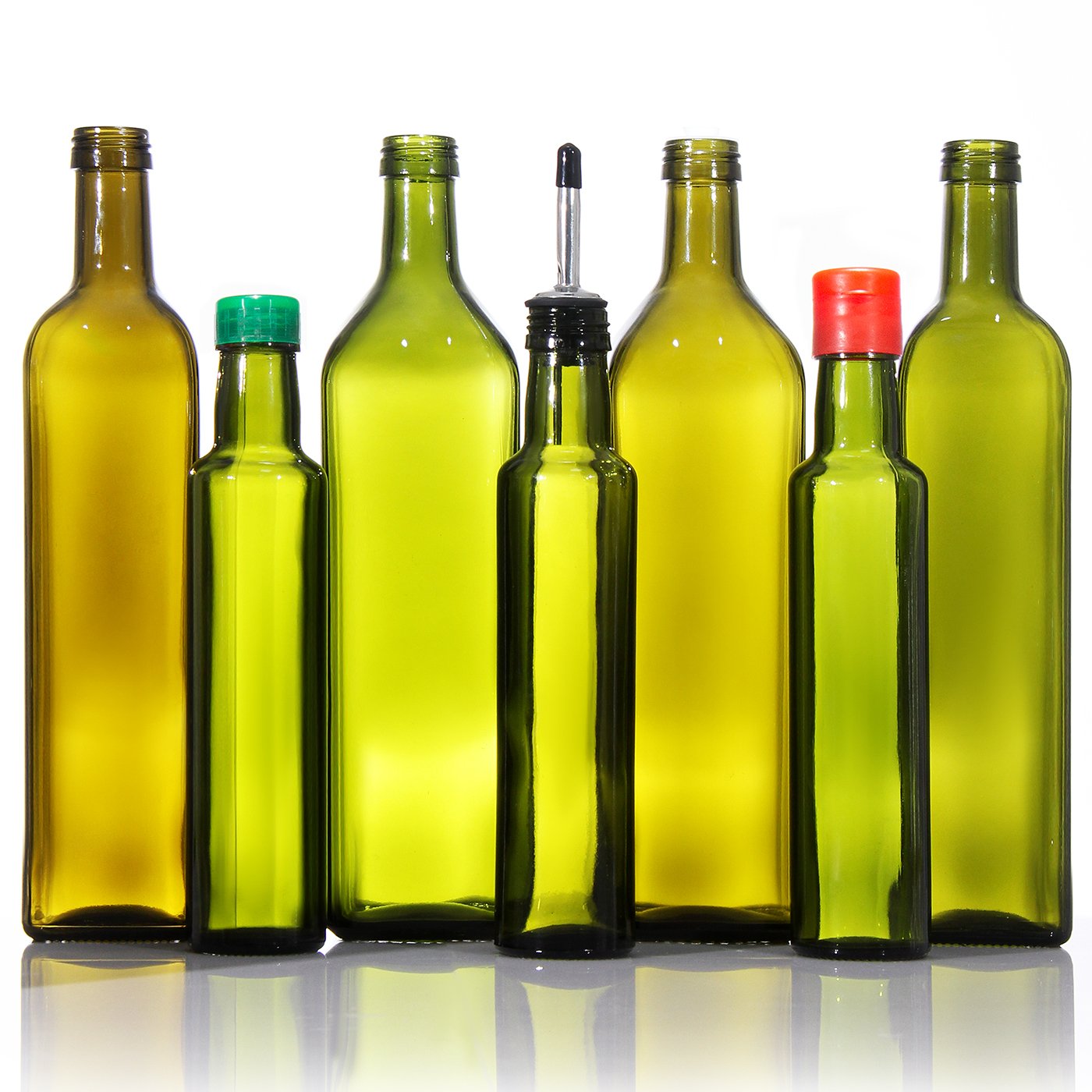 Hot Sale Different Size Transparent Small Olive Oil Bottles