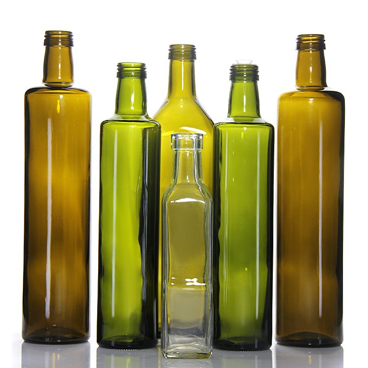 Hot Sale Different Size Transparent Small Olive Oil Bottles