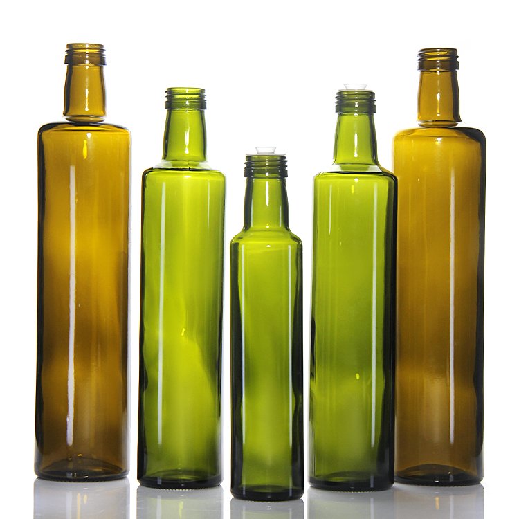 Hot Sale Different Size Transparent Small Olive Oil Bottles