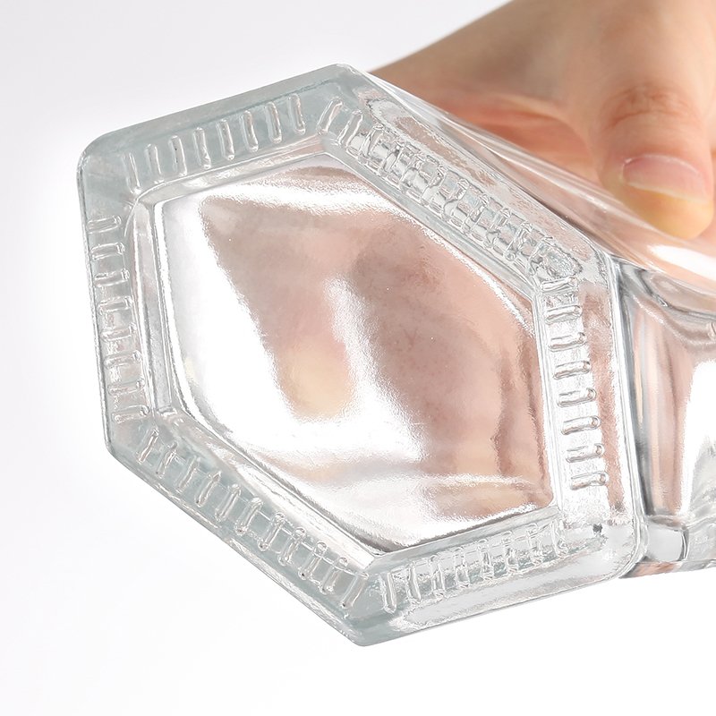700ml Cone Shape Glass Bottle Clear Whisky Tequila Bottle