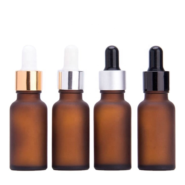 Amber Dropper Bottle 5ml 10ml 15ml 20ml 30ml 50ml 100ml Cosmetic Essential Oil Glass Serum Bottle