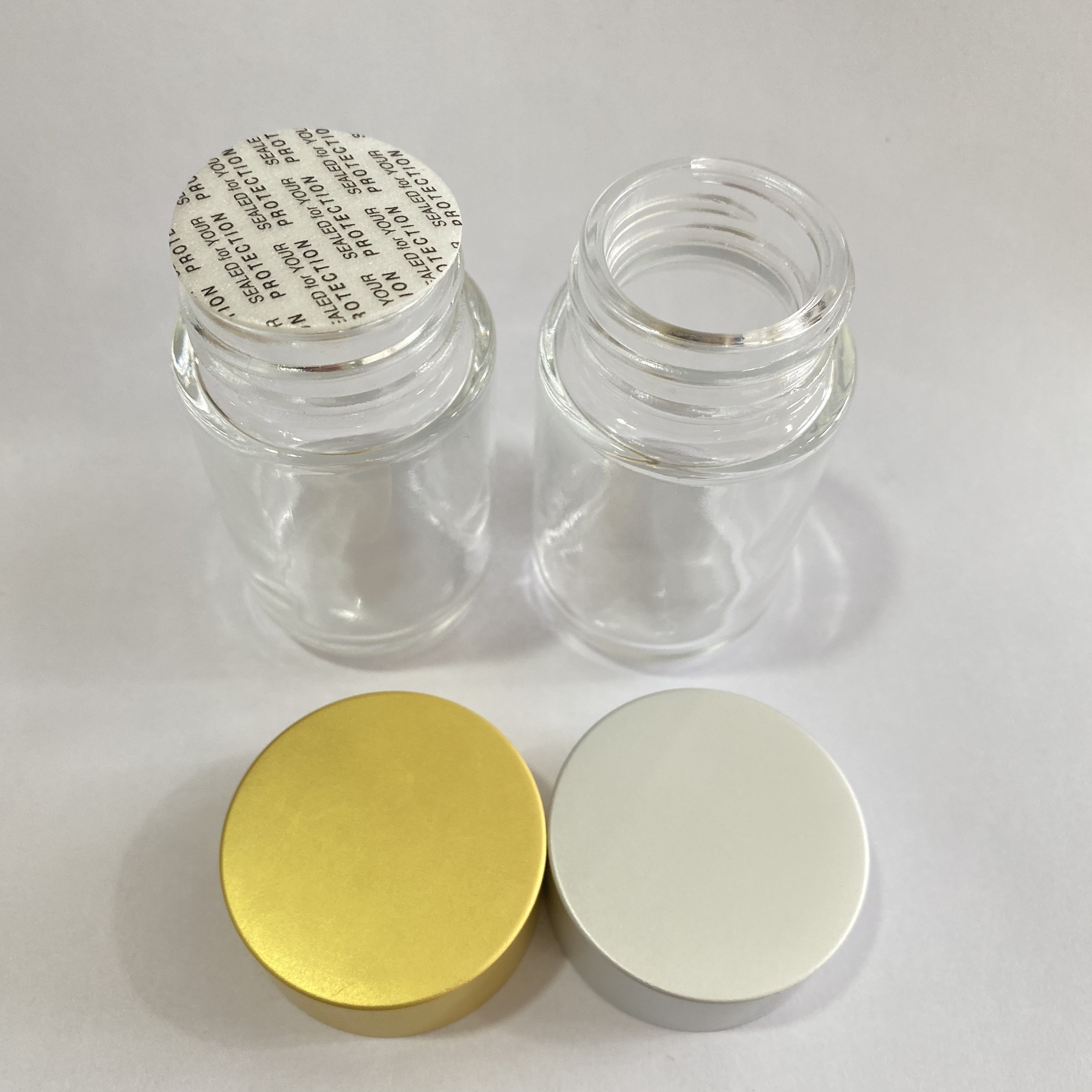 Hot Custom Infused Container Child Proof Glass Bottle Child Resistant Lids Packaging Container