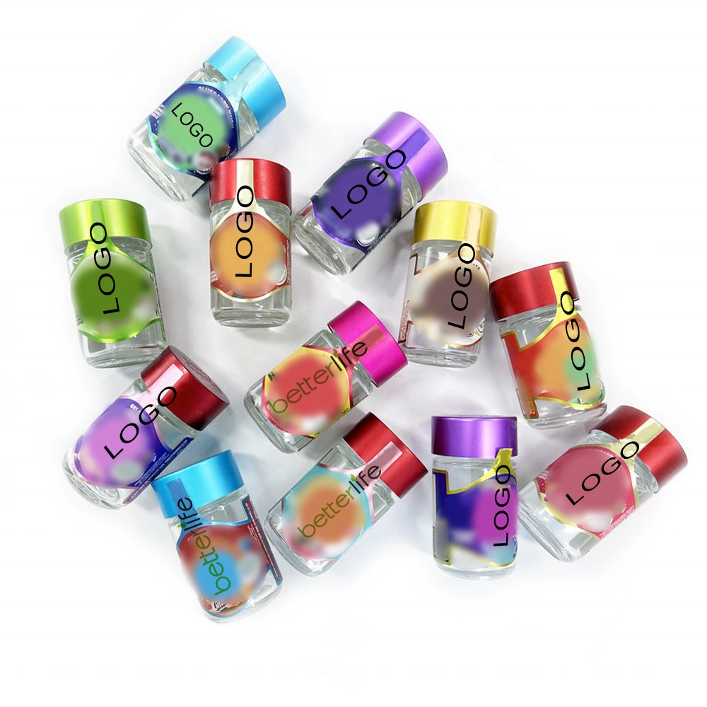Hot Custom Infused Container Child Proof Glass Bottle Child Resistant Lids Packaging Container