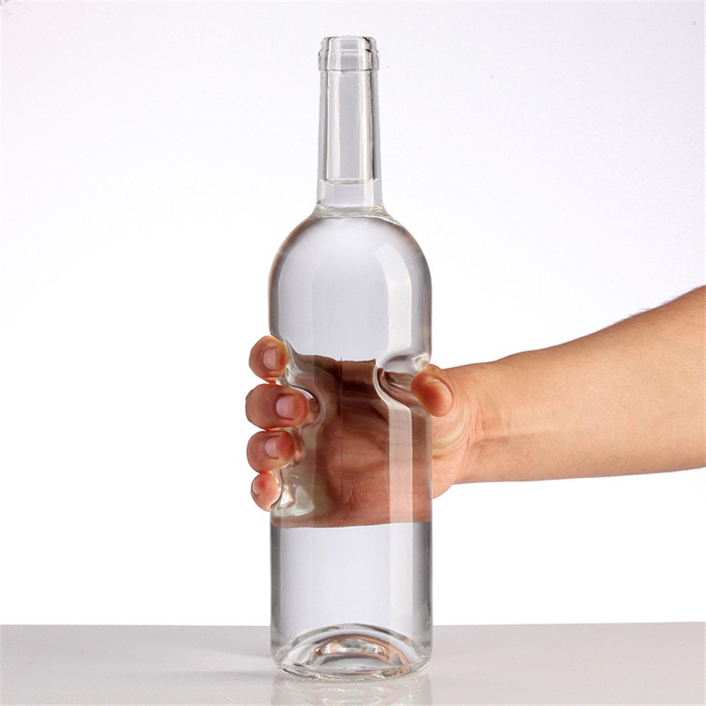 JINGNA round glass bottle 500ML 700ML 750ML 1000ML Color Painting rum tequila Vodka Brandy Whisky Gin liquor Glass Bottles