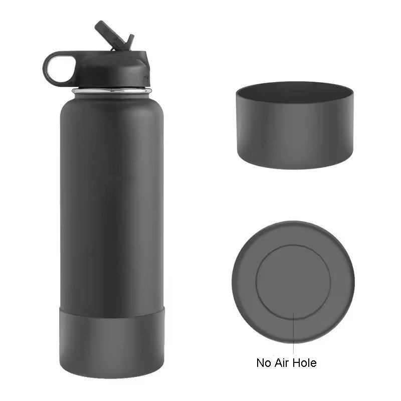 Hot Sale 7.5 cm 9 cm Custom logo Bottom Sleeve Cover Water Bottle Sleeve Silicone Bottle Boot
