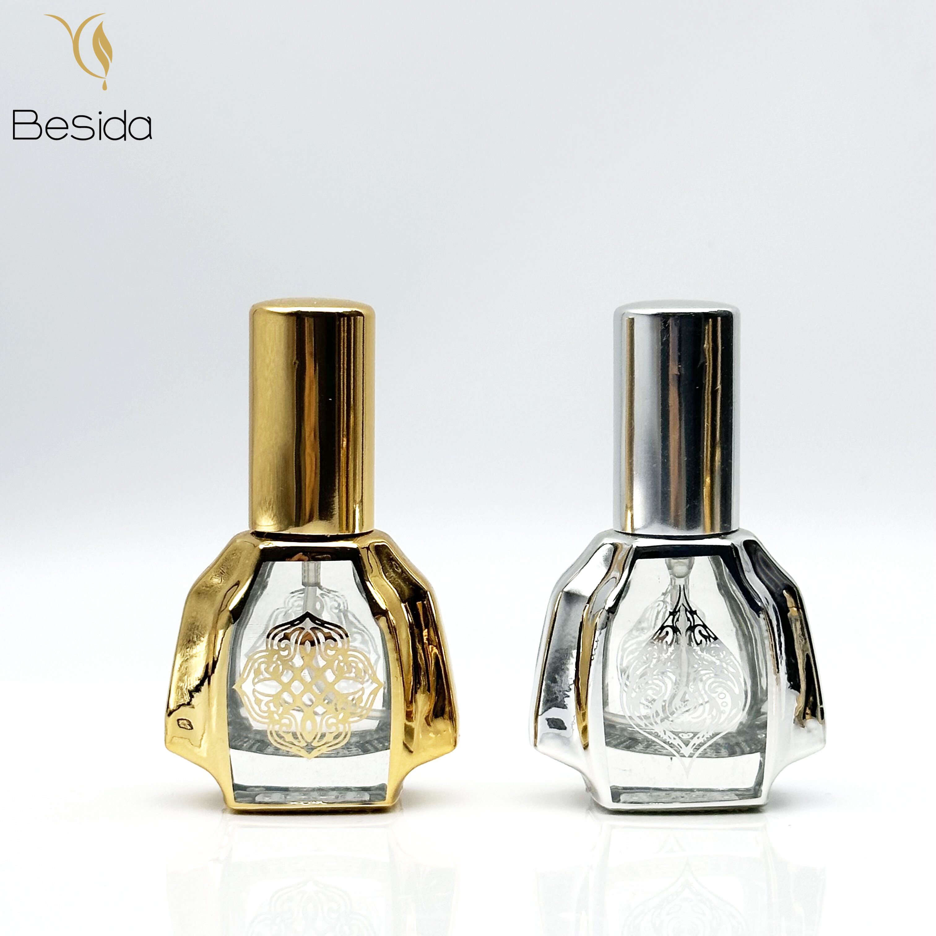 Factory price Arabic Perfume Bottle Packaging All Kind of Shape Glass Bottle for 6ML 10ML 15ML