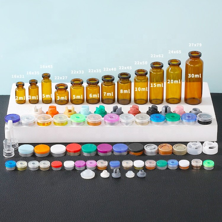 Amber Tubular Medical Glass Bottle 5ml 10ml 20ml Cosmetic Antibiotic Vial Penicillin Bottle For Injection