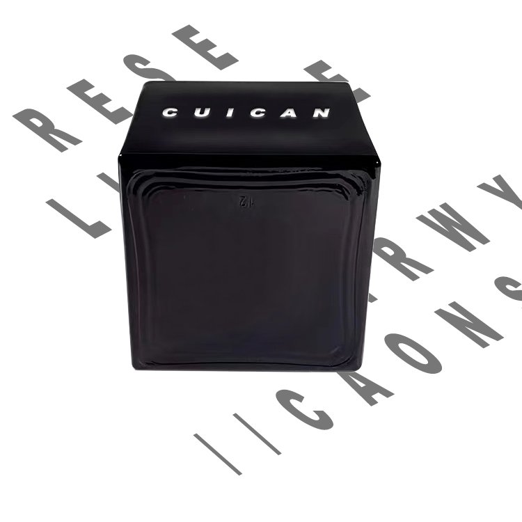 Deluxe new design square 30ml 50ml 100ml empty spray perfume oil bottle glass with OEM lids