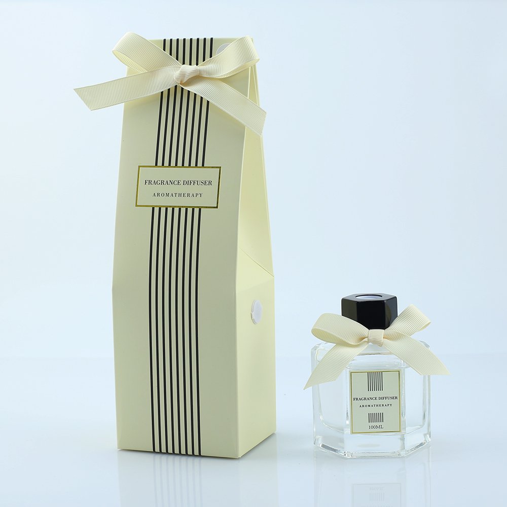 Best Hot Selling 100ml Home Decor Perfume Liquid Aroma Fragrance Reed Diffuser Essential Oil Refill Sticks Gift Box custom OEM