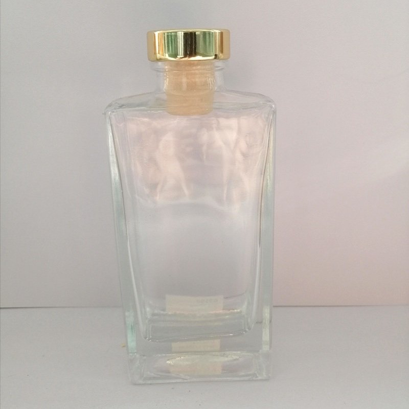130ml domestic perfume diffuser glass bottle square type