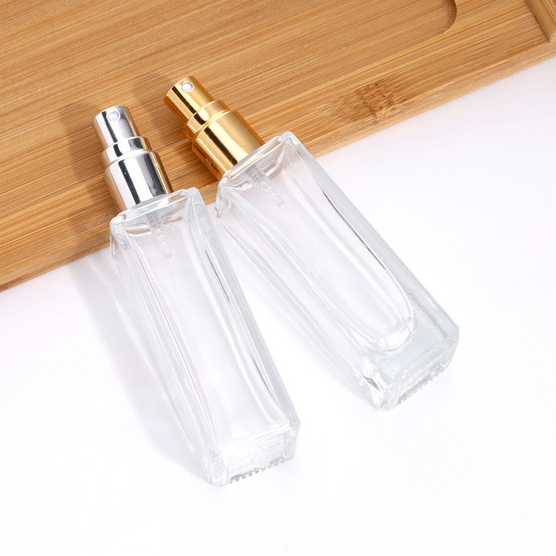 Luxury Square Spray Glass 3ml 5ml 10ml 20ml 30ml Perfume Bottle Essential Oil Perfume Roll On Glass Bottle with Roller Ball