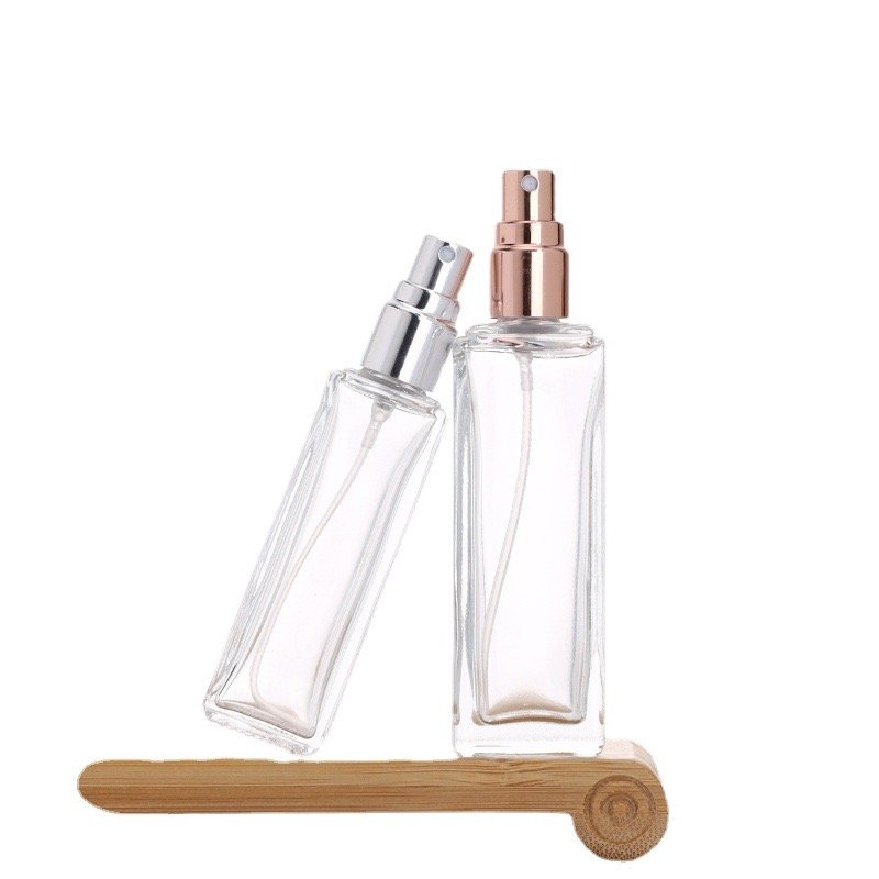 Luxury Square Spray Glass 3ml 5ml 10ml 20ml 30ml Perfume Bottle Essential Oil Perfume Roll On Glass Bottle with Roller Ball