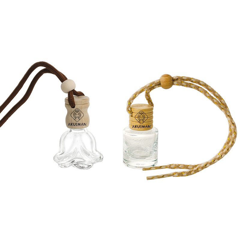 Wholesale Customizable logo10ml hanging in a perfume car diffuser empty car air freshener perfume glass bottle