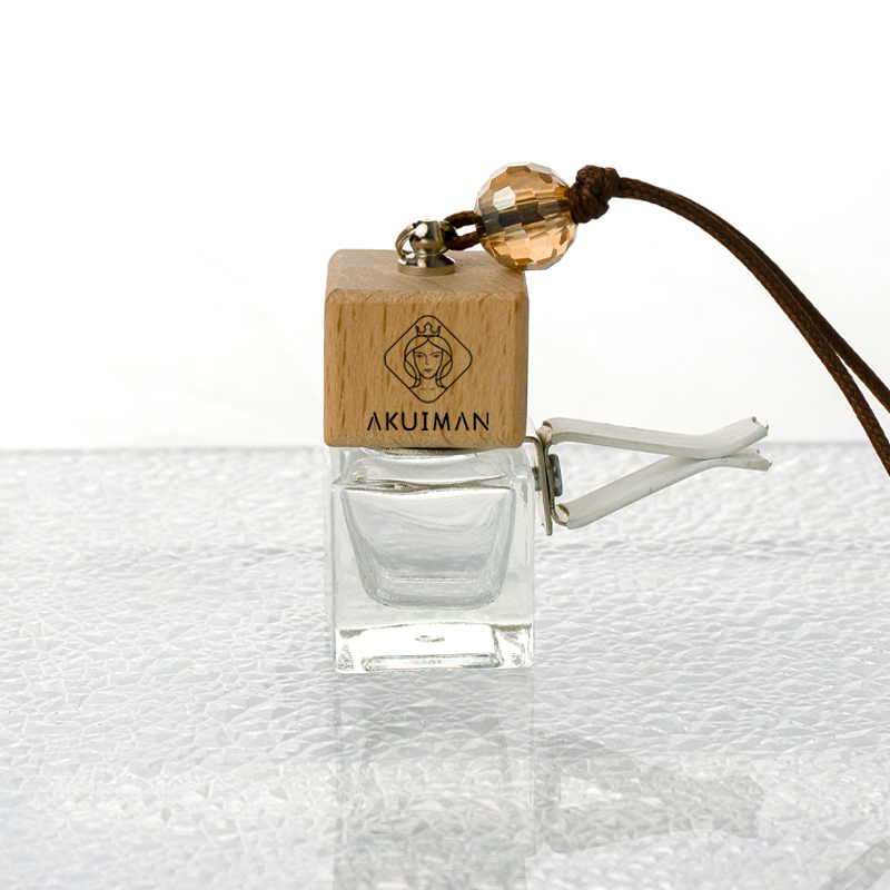Wholesale Customizable logo10ml hanging in a perfume car diffuser empty car air freshener perfume glass bottle