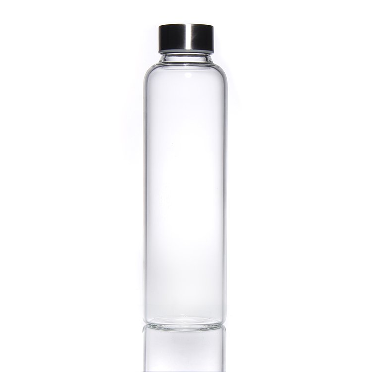 Wholesale BPA FREE High borosilicate glass frosted drinking water bottle