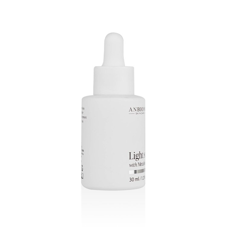 30ml mat white glass bottles skincare set packaging container glass dropper bottles