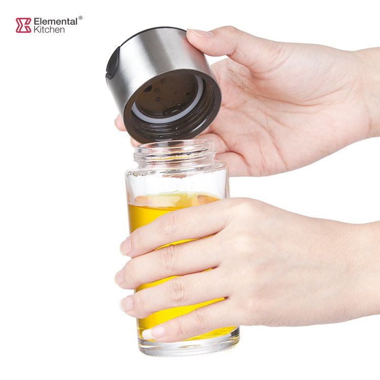Glass bottle for oil kitchen 170ml and olive oil and vinegar bottle set from olive oil bottle wholesale