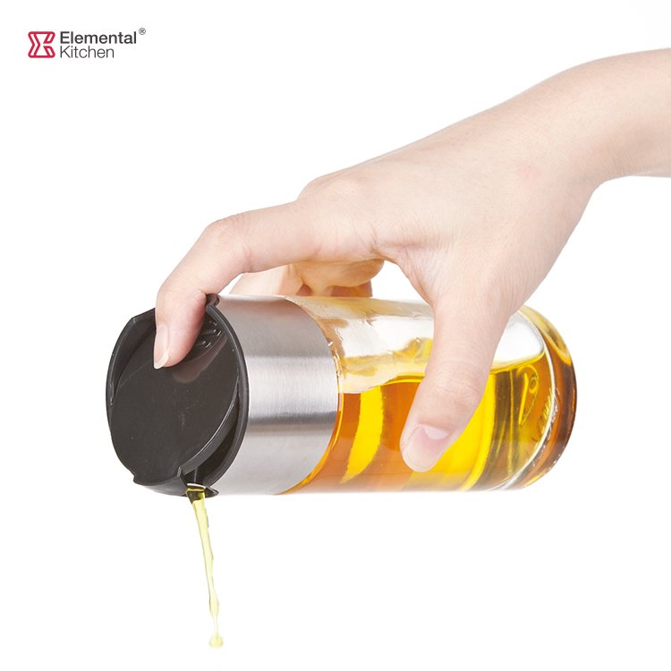 Glass bottle for oil kitchen 170ml and olive oil and vinegar bottle set from olive oil bottle wholesale