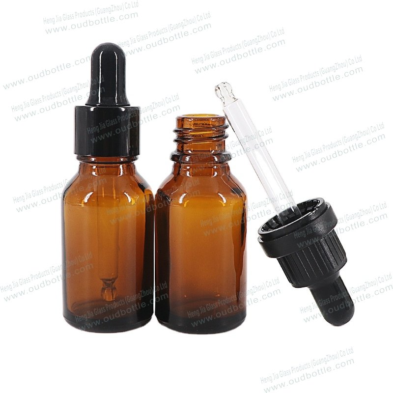 5ml 10ml 15ml 20ml 30ml 50ml 100ml Amber Glass Bottle Dropper Bottle Empty Glass Essential Oil Bottle With Glass Pipette Dropper