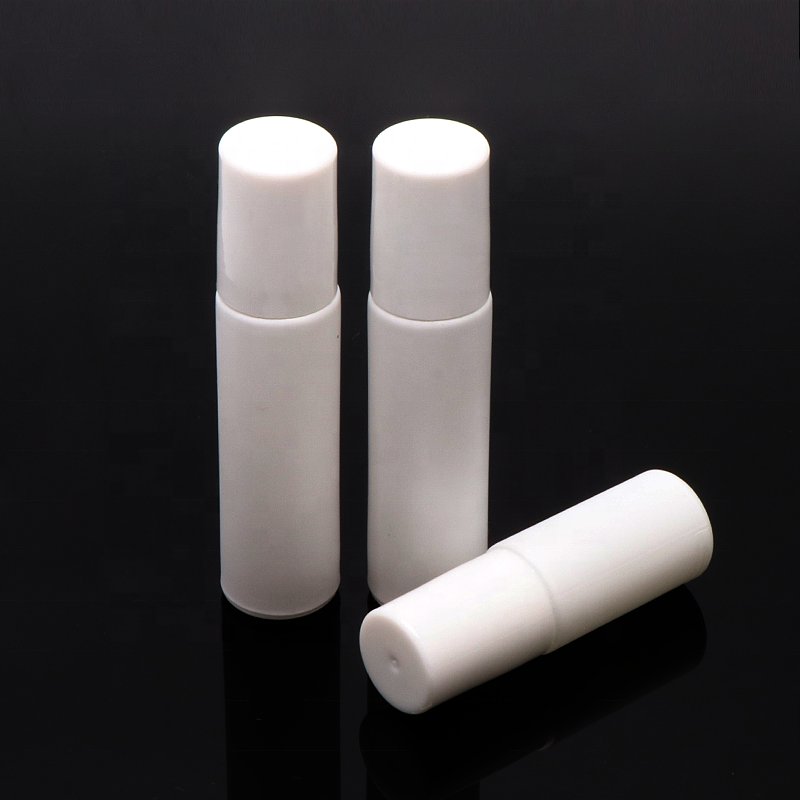 Travel Size Frosted Amber Clear White Perfume Oil 10ml Roll On Clear Steel Ball Essential Roller Bottle Glass