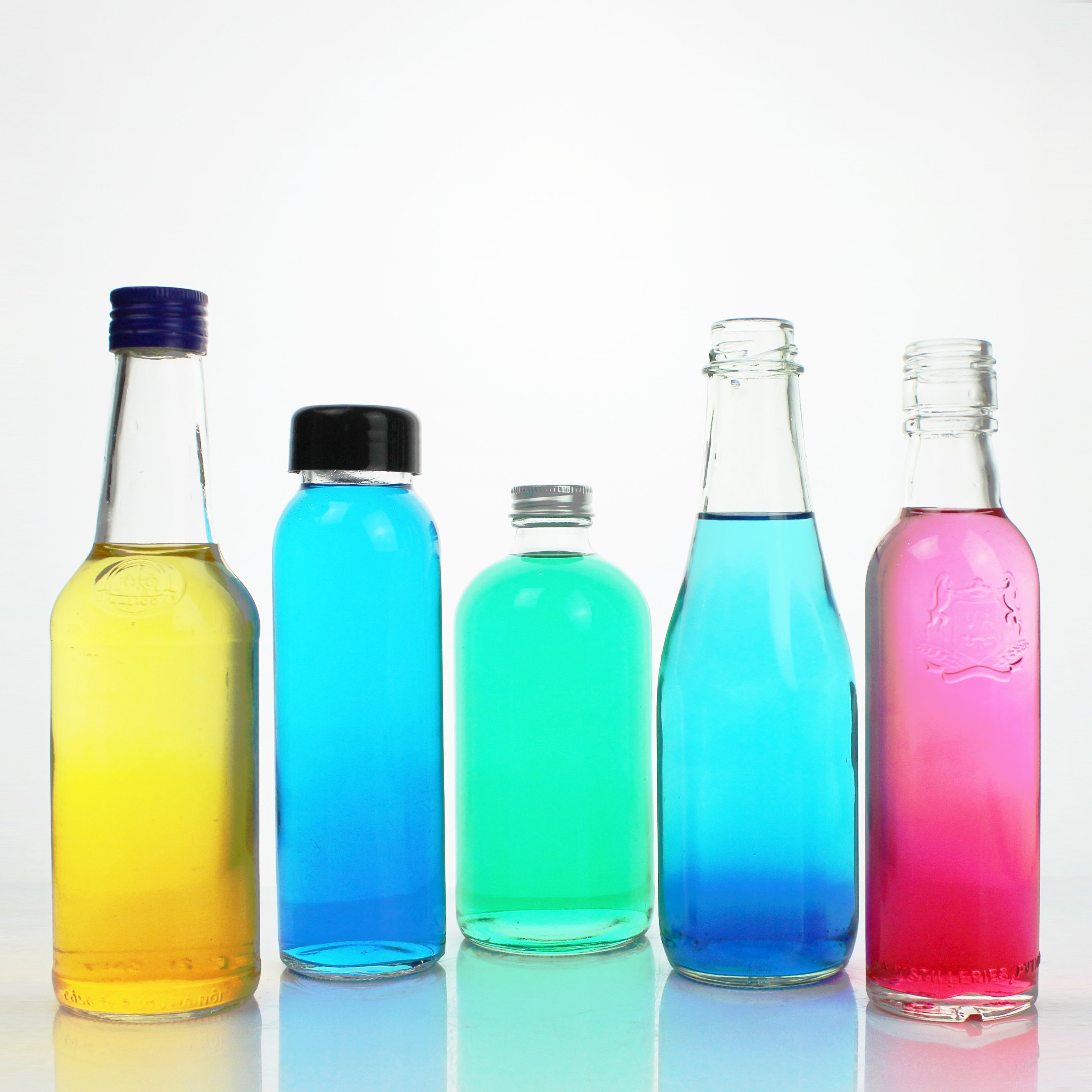 10ml 20ml 30ml 40ml 50ml 100ml Clear Frosted Mini Beverage Juice Coffee Water Wine Whisky Vodka Liquor Glass Bottle
