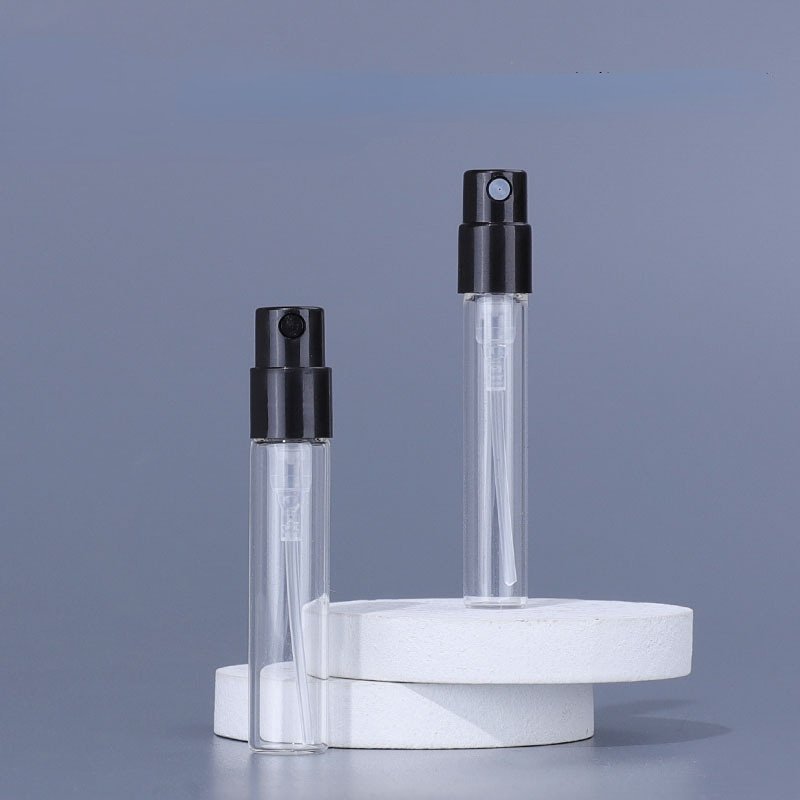 Small Moq Wholesale Perfume Spray Bottle 1ml 1.5ml 1.8ml 2.5ml Portable Perfume Sample Bottle Travel Mini Perfume Glass Bottles